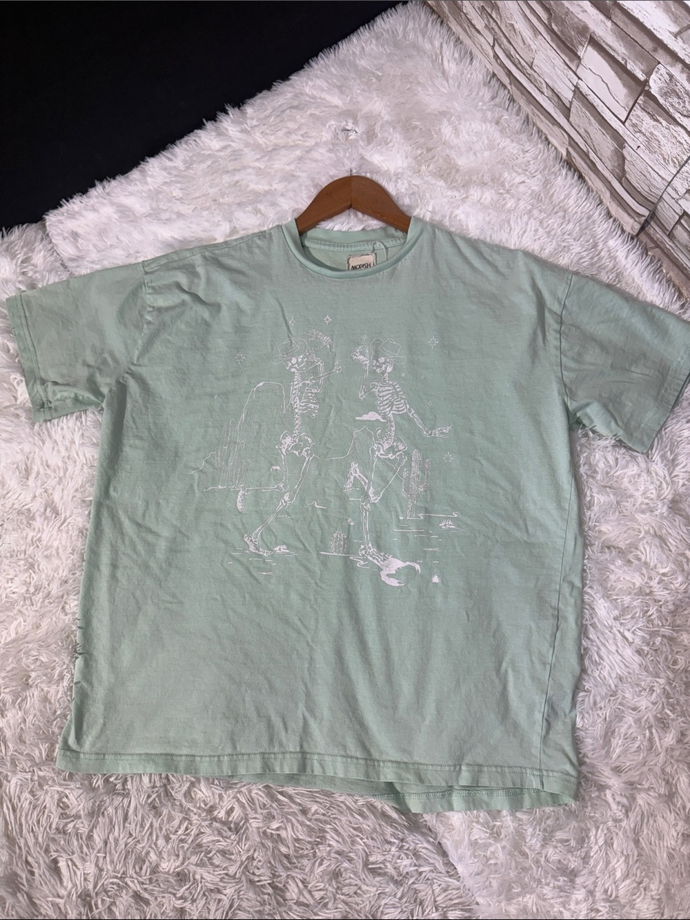 Modish Rebel V Mint Green Graphic Tee